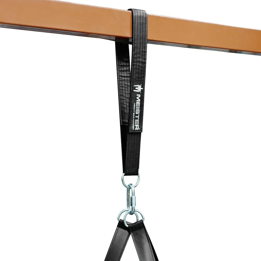 Meister Heavy Bag Hanger Strap Mount for Boxing & MMA Punching Bags - Black