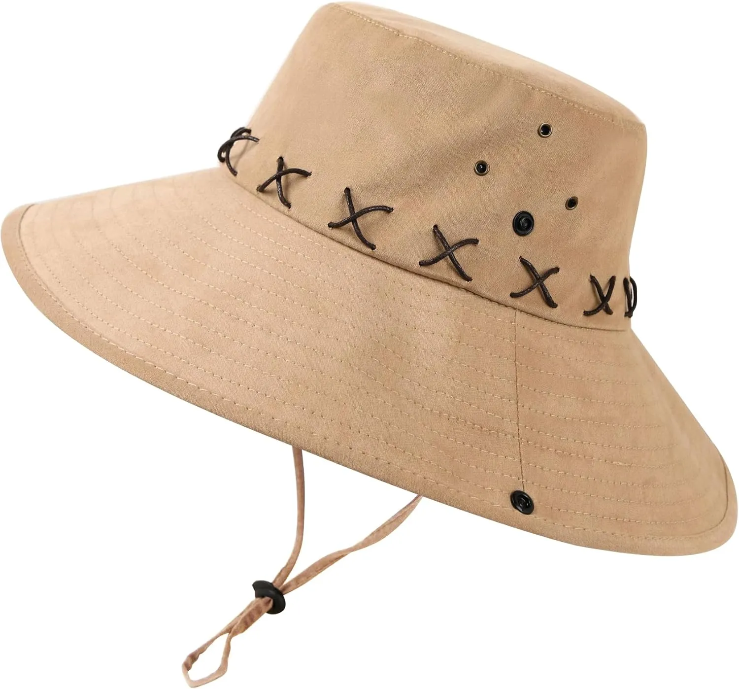 Men Sun Hat Summer UV Protection Wide Brim Bucket Hats Packable Boonie Cap for Fishing Hiking Gardening Safari Beach