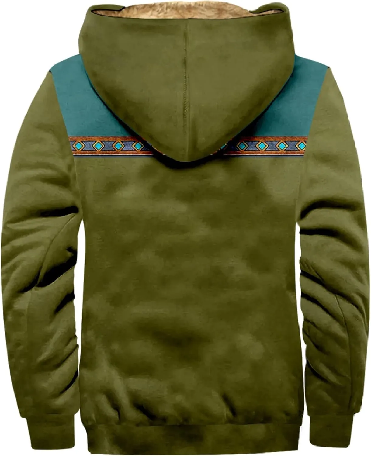 Men's Active Hoodies Jacket 2025 Winter Warm Thick Zip Big and Tall Warm Trucker Pullover with Hooded Coats Outwear