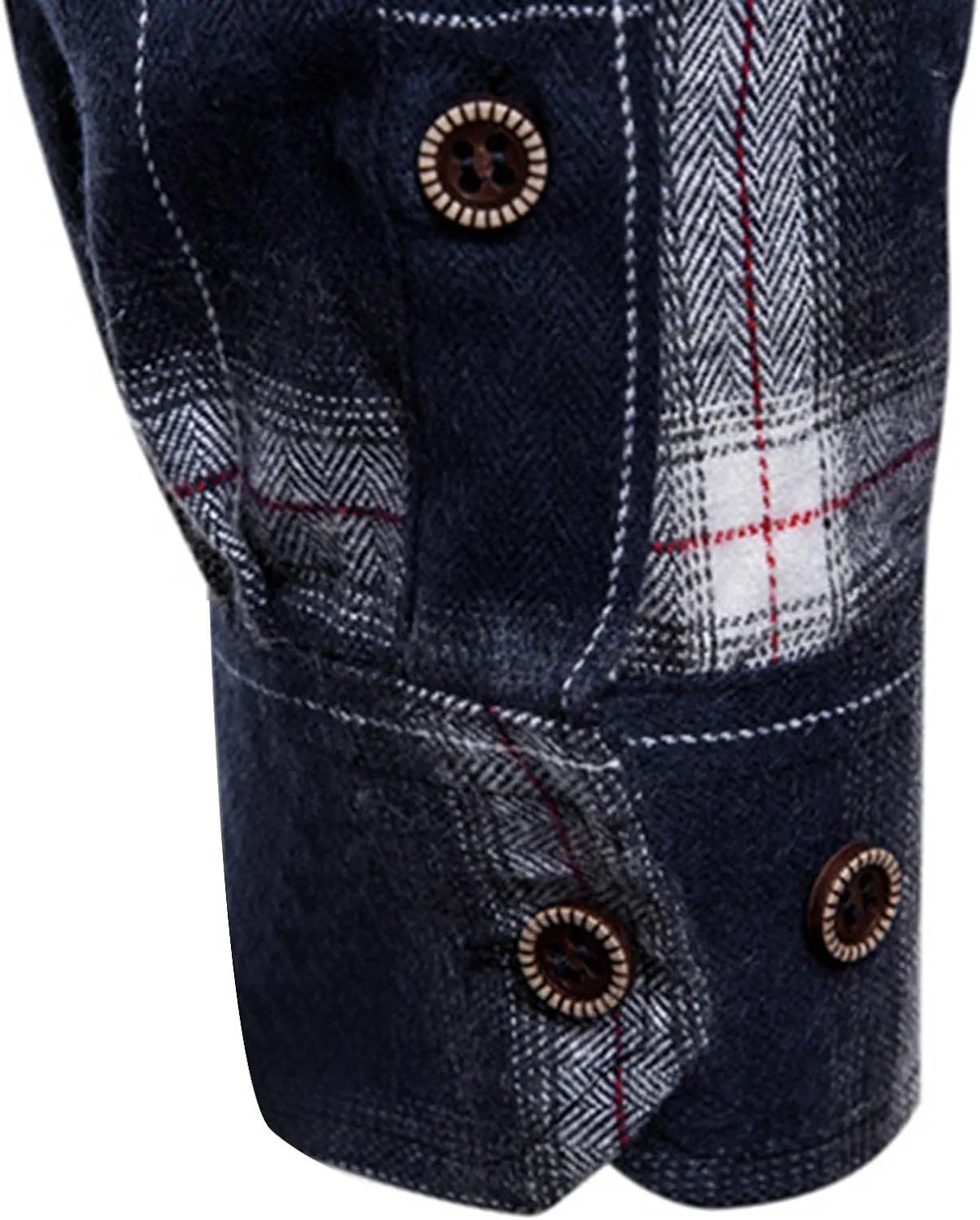 Mens Plaid Jacket Fashionable Square Printing Lightweight Breathable Long Sleeve Lapel Formal Shirt with Hood for