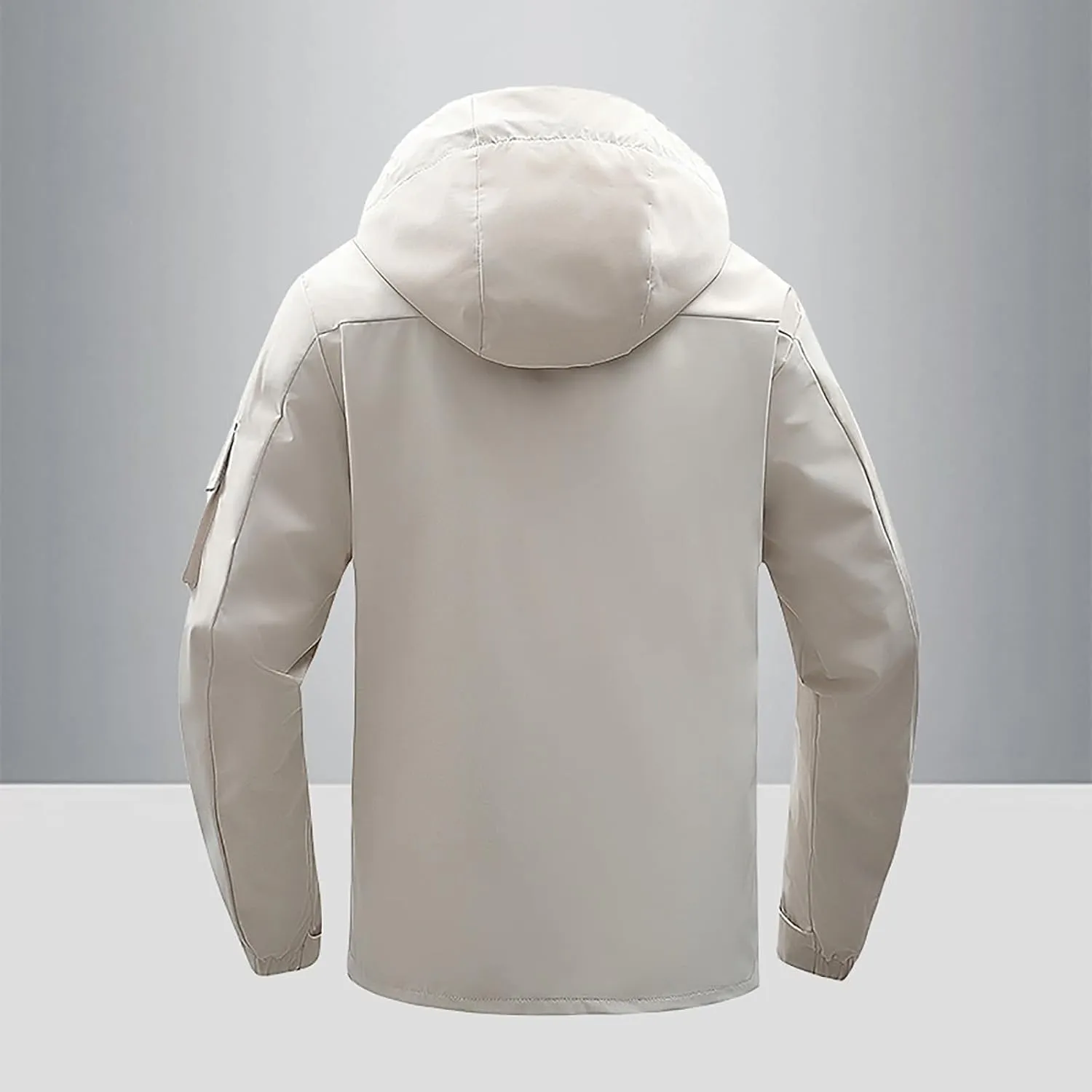 Mens Windbreaker Jackets Lightweight Rain Jacket Men Waterproof Winter Outdoor Coat for Men with Detachable Lining S-5XL