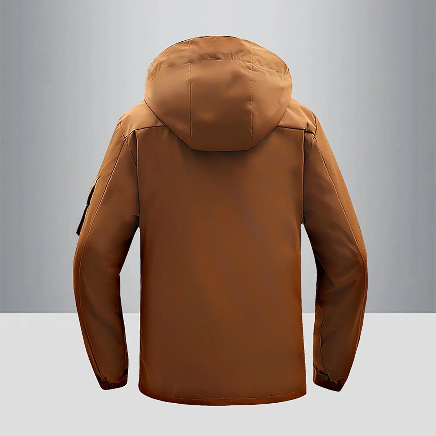 Mens Windbreaker Jackets Lightweight Rain Jacket Men Waterproof Winter Outdoor Coat for Men with Detachable Lining S-5XL