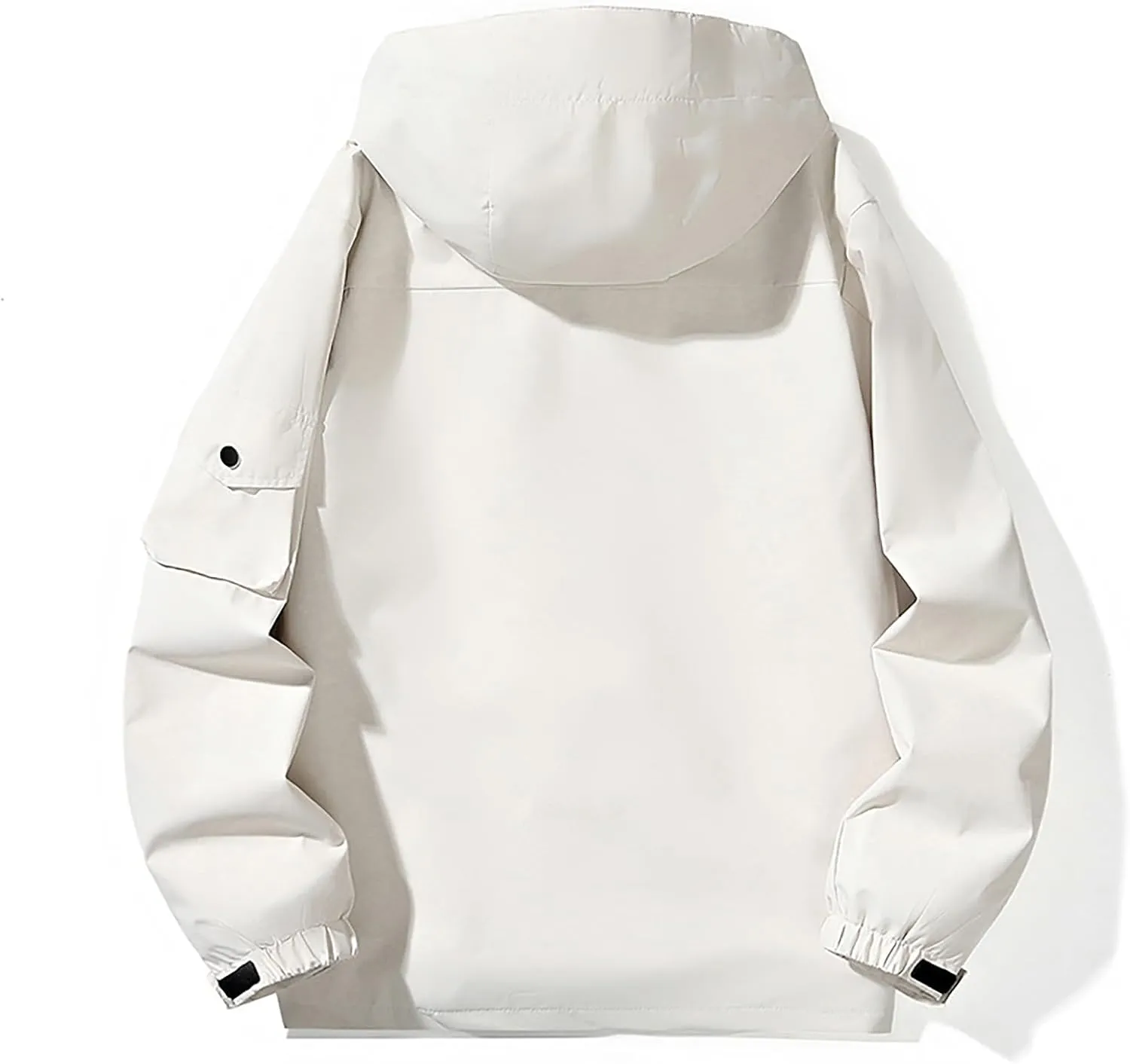 Mens Windbreaker Jackets Lightweight Rain Jacket Men Waterproof Winter Outdoor Coat for Men with Detachable Lining S-5XL