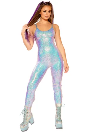 Metallic Sequin Catsuit