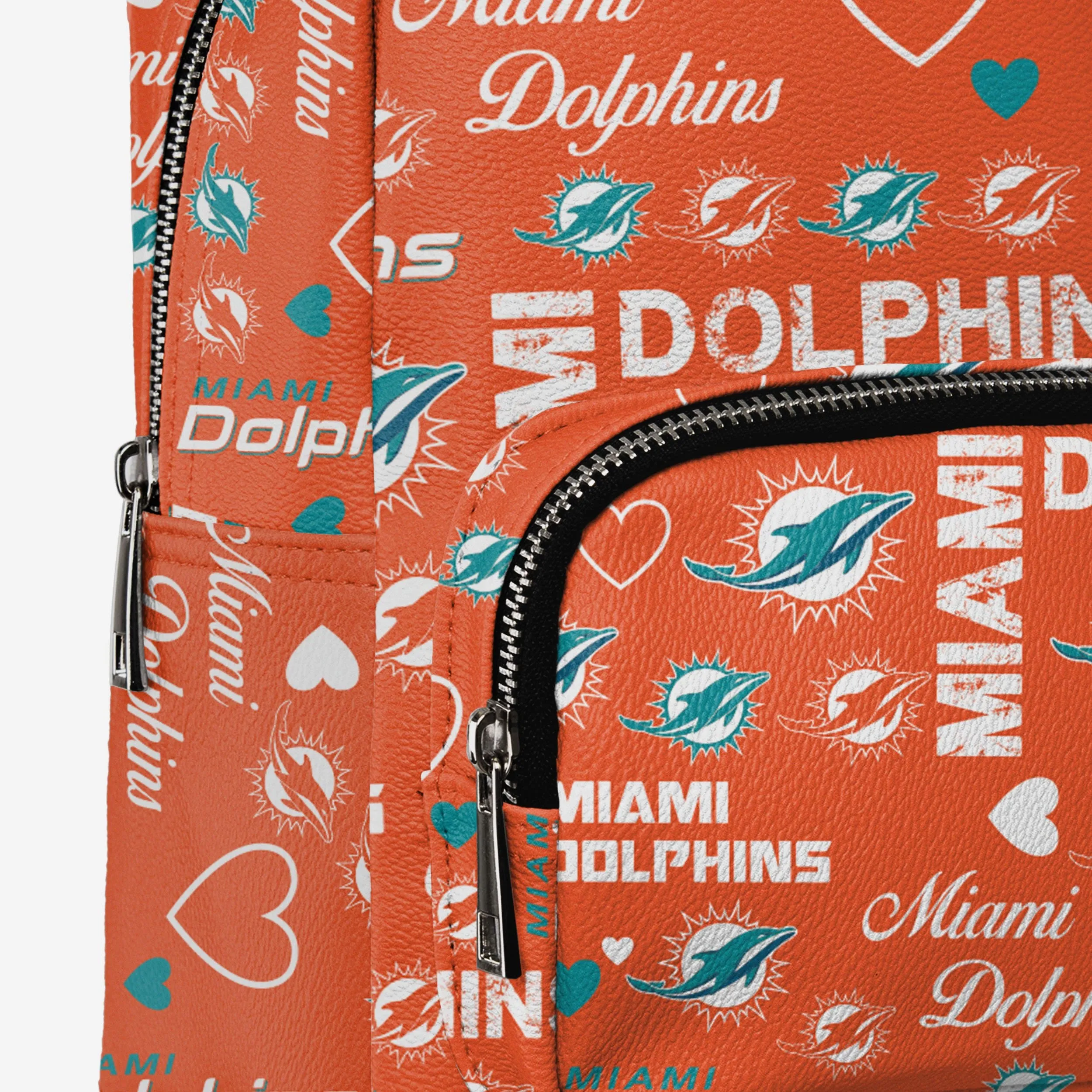 Miami Dolphins Logo Love Mini Backpack