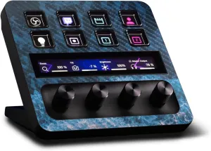MightySkins Carbon Fiber Skin Compatible with Elgato Stream Deck   Ocean Waves | Protective, Durable Textured Carbon Fiber Finish | Easy to Apply | Made in The USA