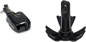Minn Kota DeckHand 40 Electric Anchor Winch, 40 lb Capacity & Minn Kota River Anchor - 30 lbs.