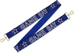 MOLOCH Beaded Game Day Purse Straps Beads Sequin Crossbody Bag Strap Football Replacement Clear Bag Game Day Accessories