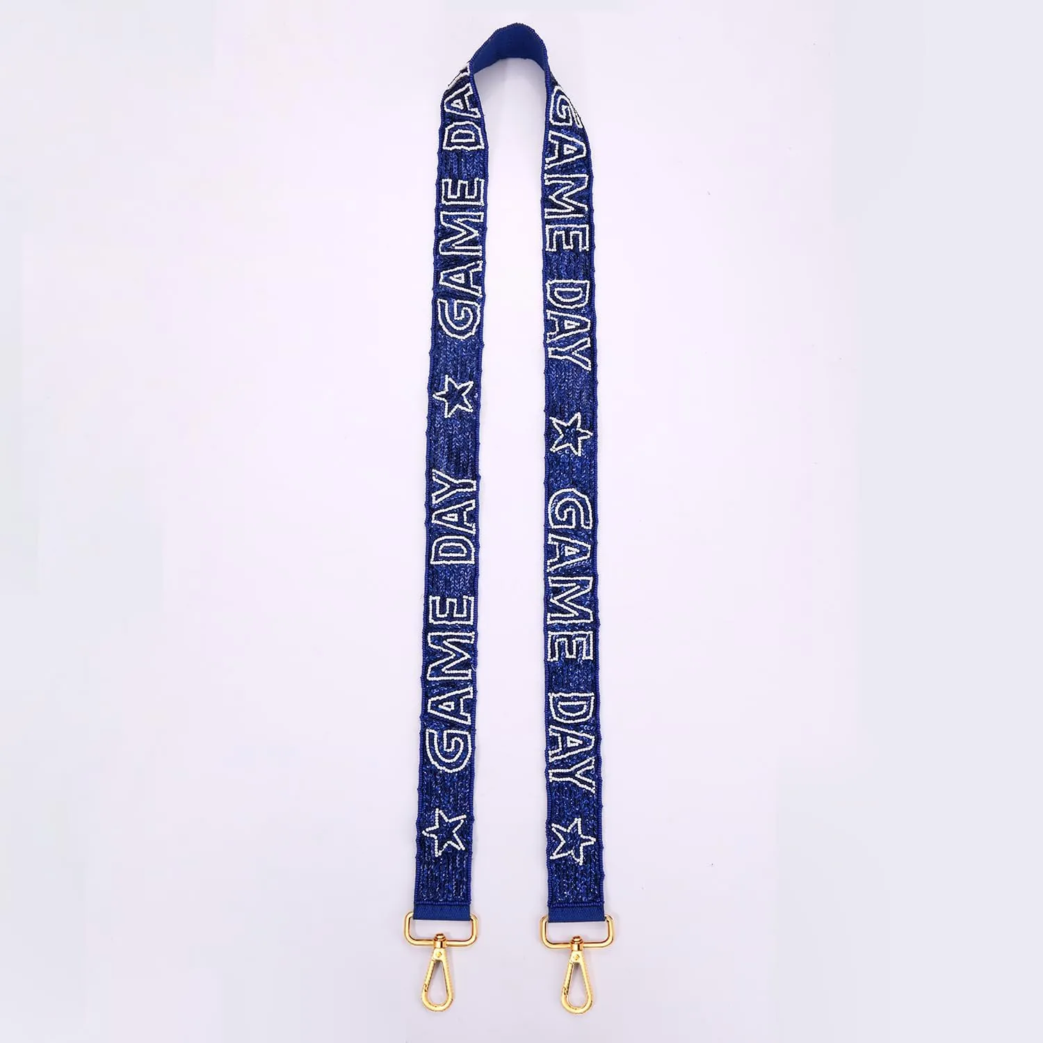 MOLOCH Beaded Game Day Purse Straps Beads Sequin Crossbody Bag Strap Football Replacement Clear Bag Game Day Accessories