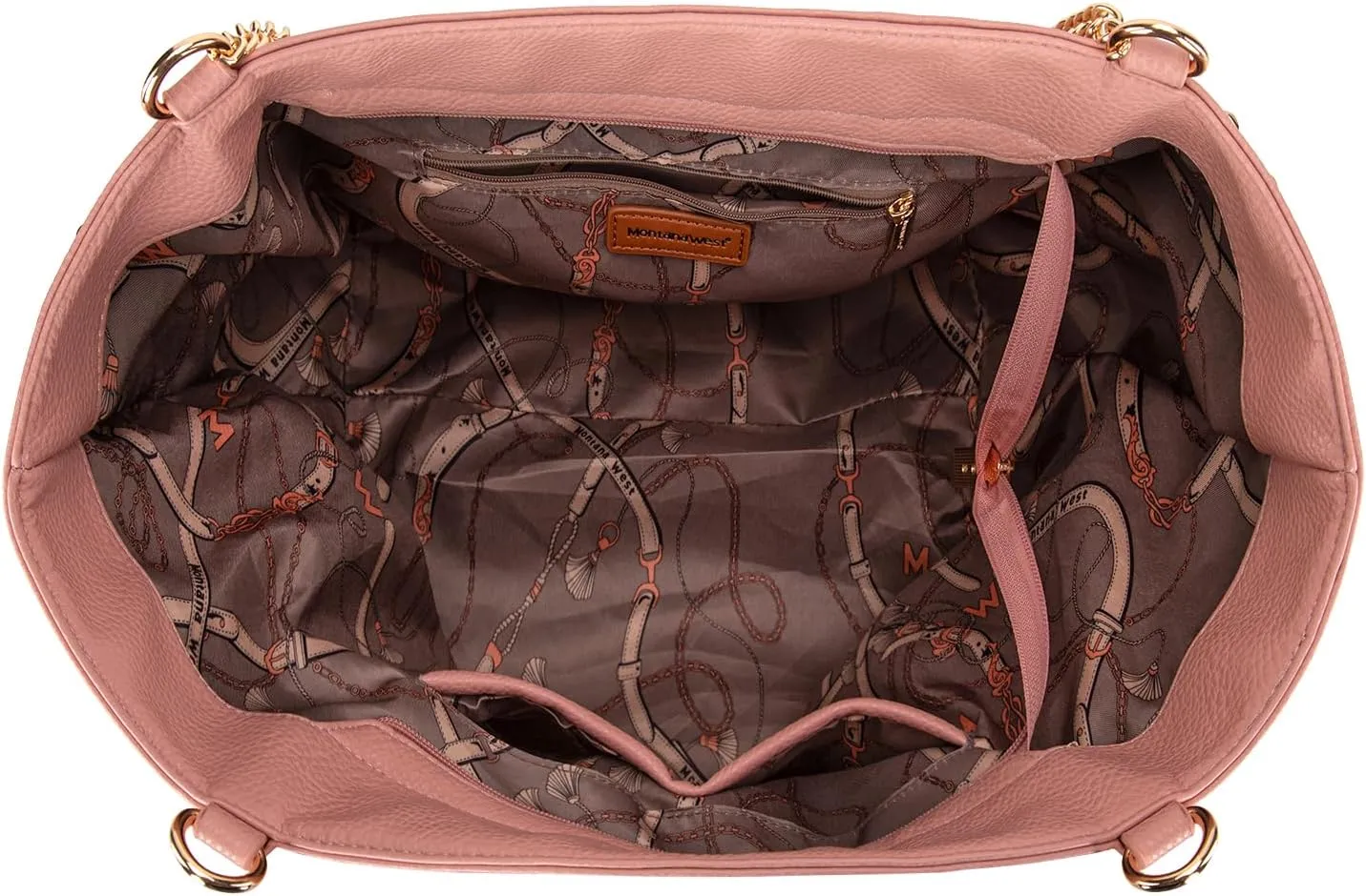 Montana West Large Tote Bag for Women Oversized Shoulder Purses with Chain Handbags