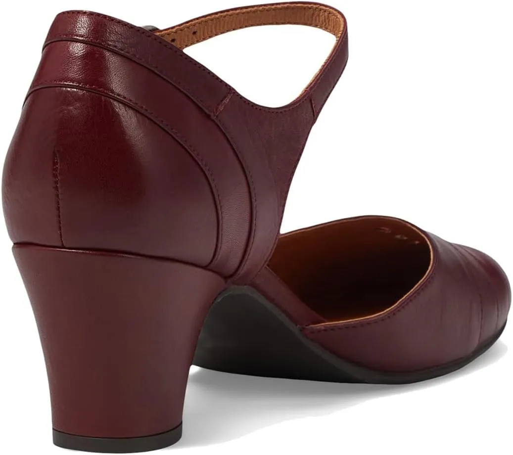 MOOMMO Women Vintage Low Chunky Heel Mary Jane Shoes Pumps Round Closed Toe Cut-out Dress Sandals Ankle Strap 2" Block Heels Mary Janes Dress Shoes Rainbow Patchwork Buckle Office Party Fall 4-11 M US