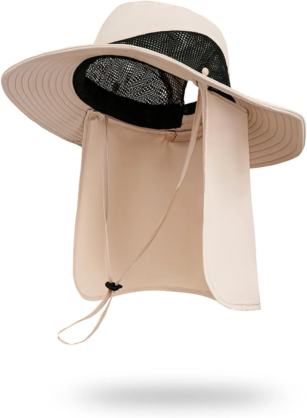 Mosquito Net Hat - Safari Sun Visor Hat with Removable Bug Net for Outdoor Men and Women