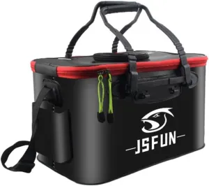 Multifunctional Collapsible Fishing Bucket, Foldable Fishing Bait Bucket(50cm)