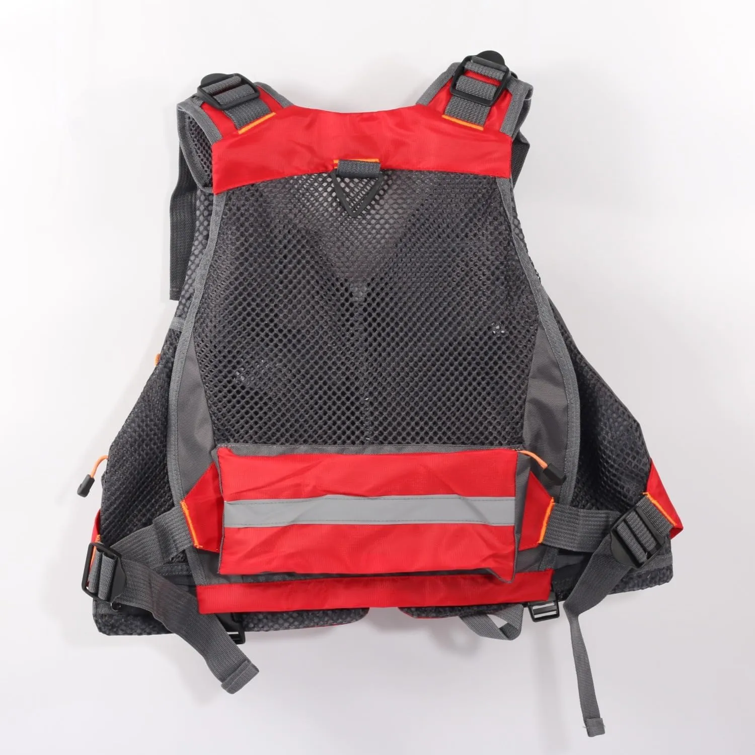 Multifunctional Kayak Life Jackets for Adults - Fishing, Multi Pocket Portable Detachable Clothing with Floating Material Breathable Life-Saving Rock Fishing