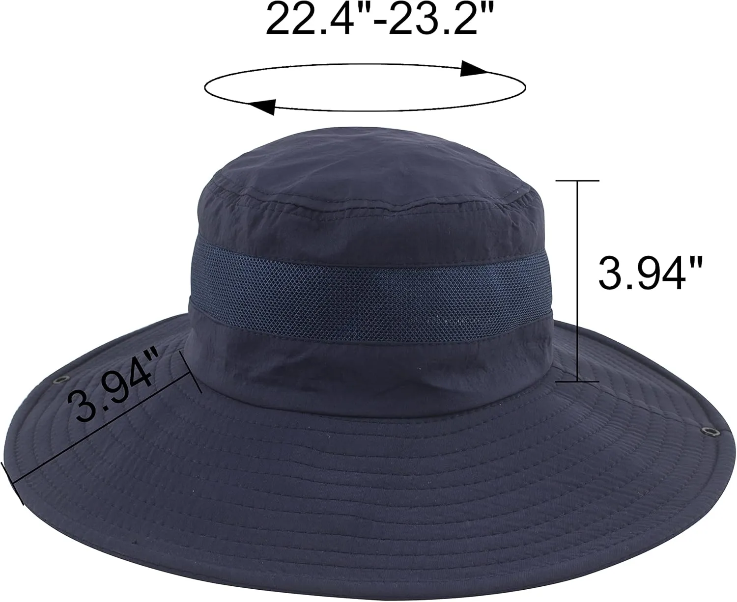 Muryobao Men's Boonie Hat Summer Sun Hat UV Protection Waterproof for Safari Fishing Cap