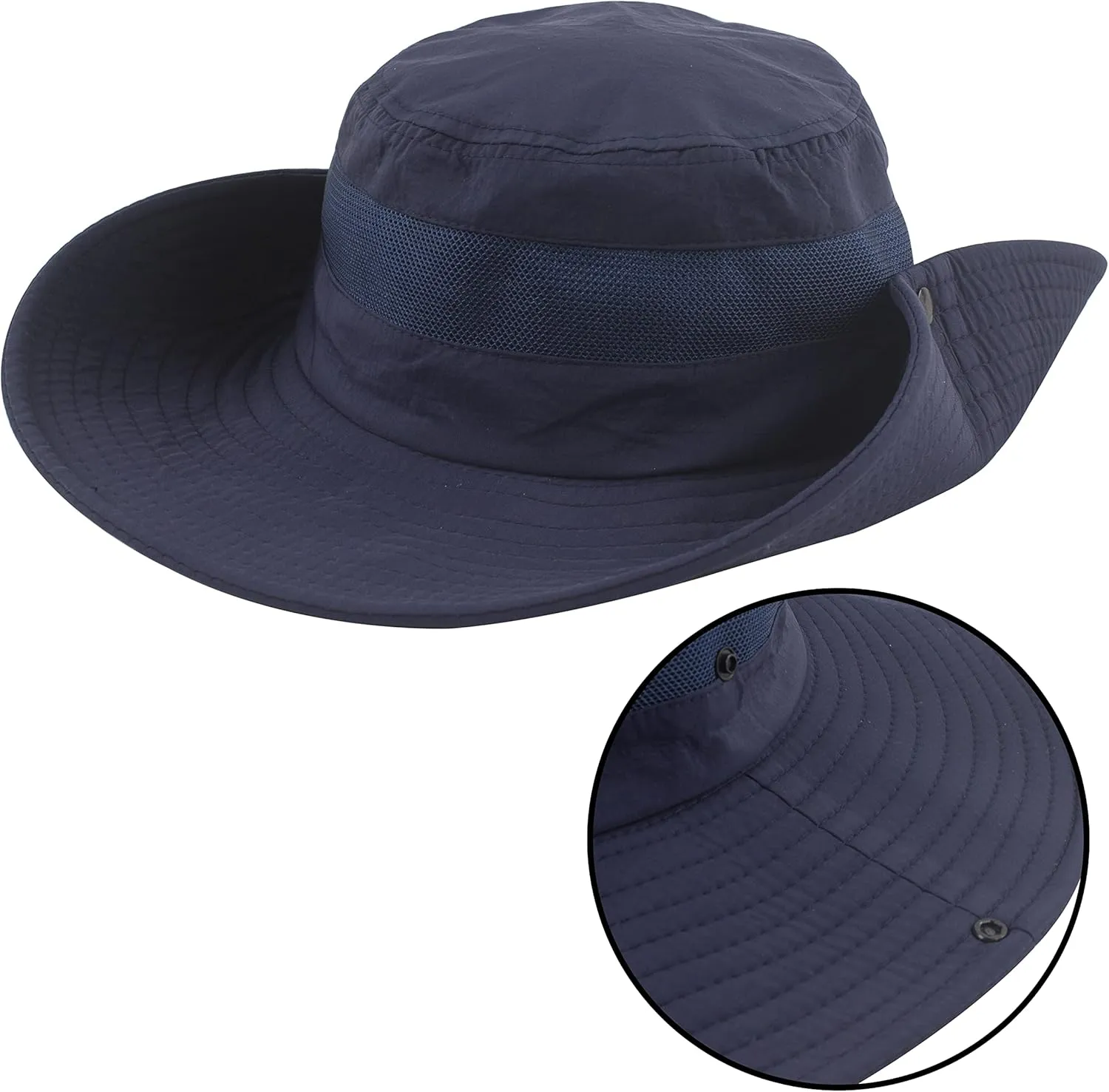Muryobao Men's Boonie Hat Summer Sun Hat UV Protection Waterproof for Safari Fishing Cap