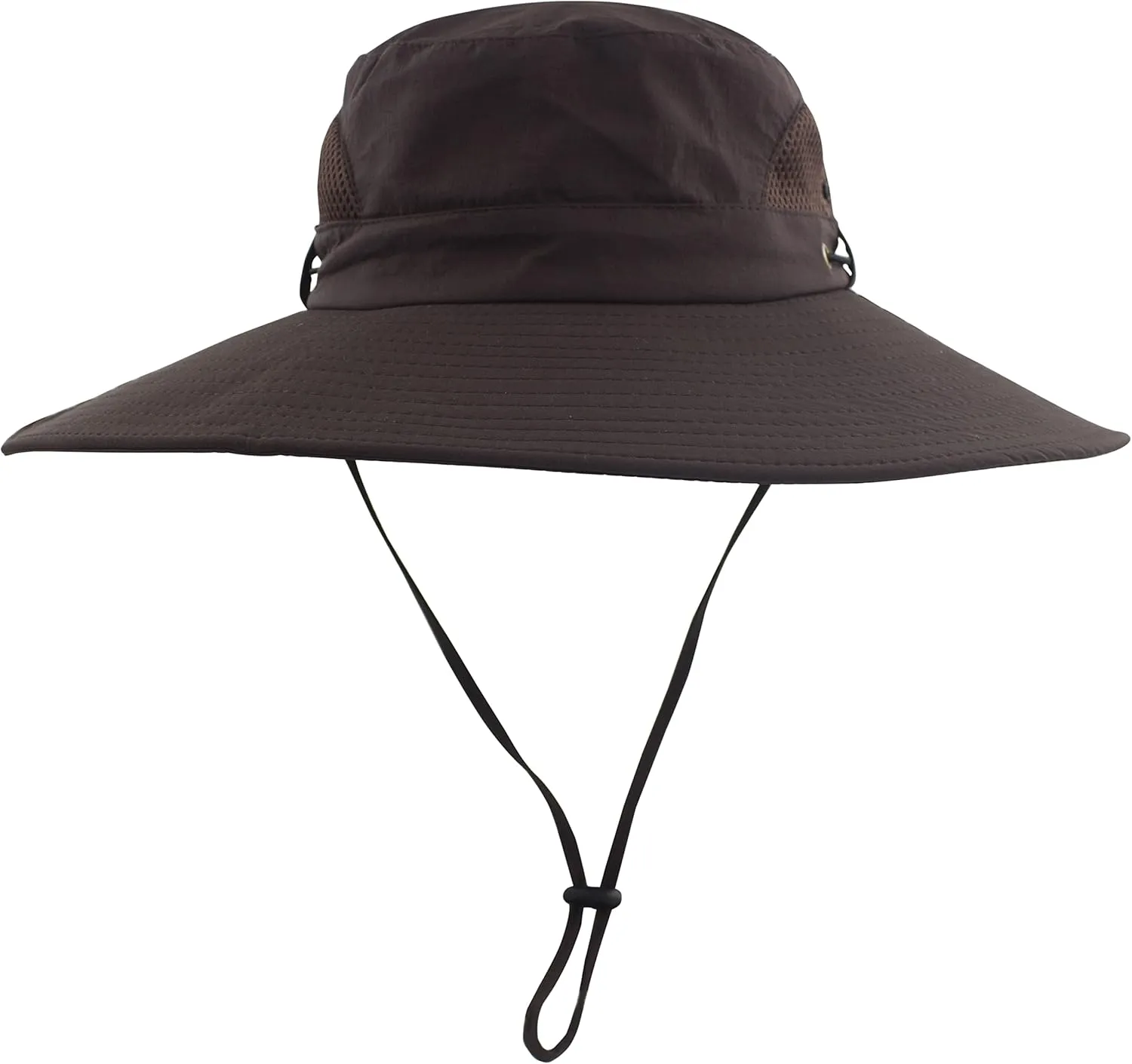 Muryobao Mens Sun Hats UPF 50  Waterproof Mesh Wide Brim Bucket Fishing Hat