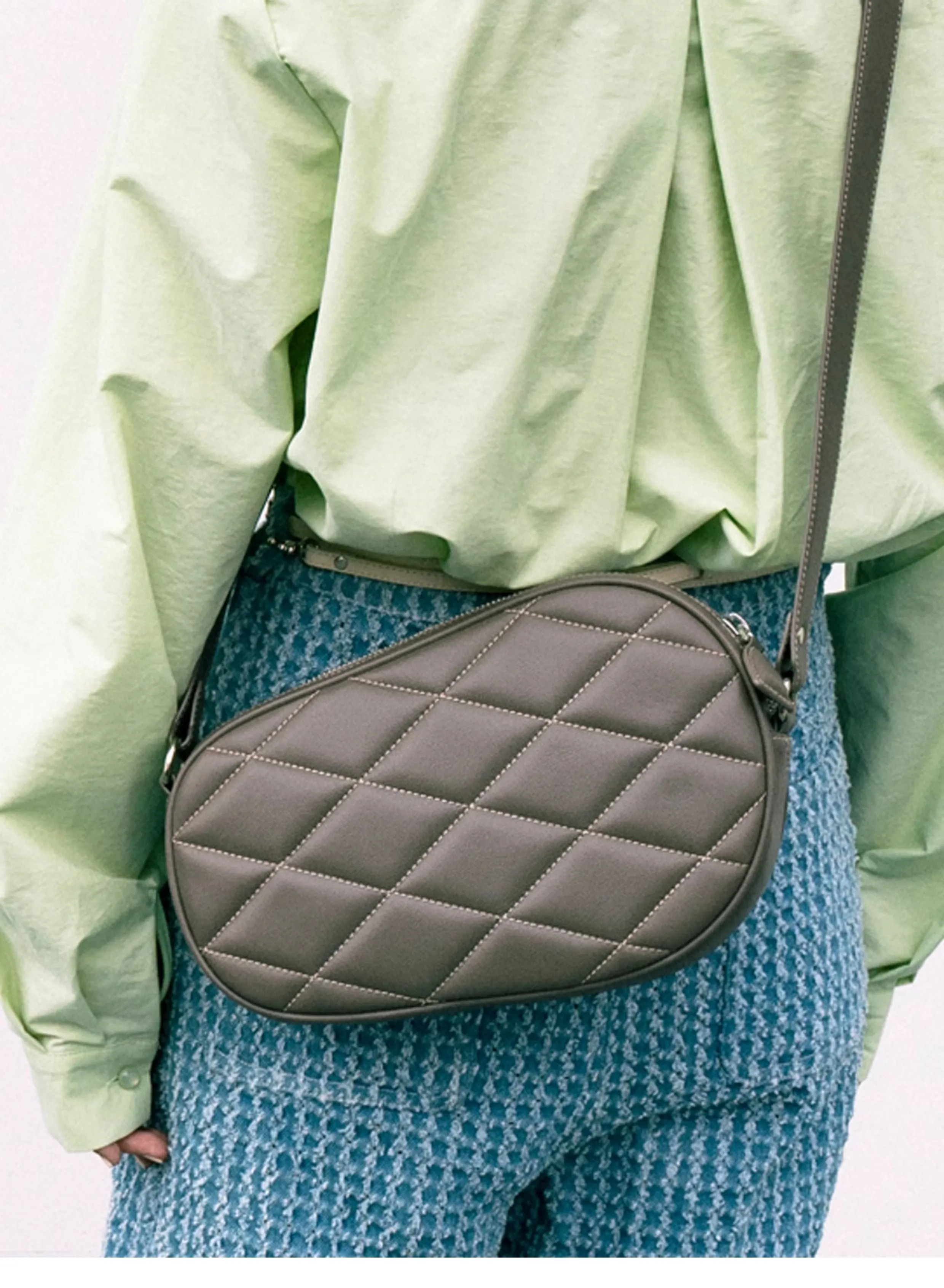 Nappa Quilted Crossbody Bag