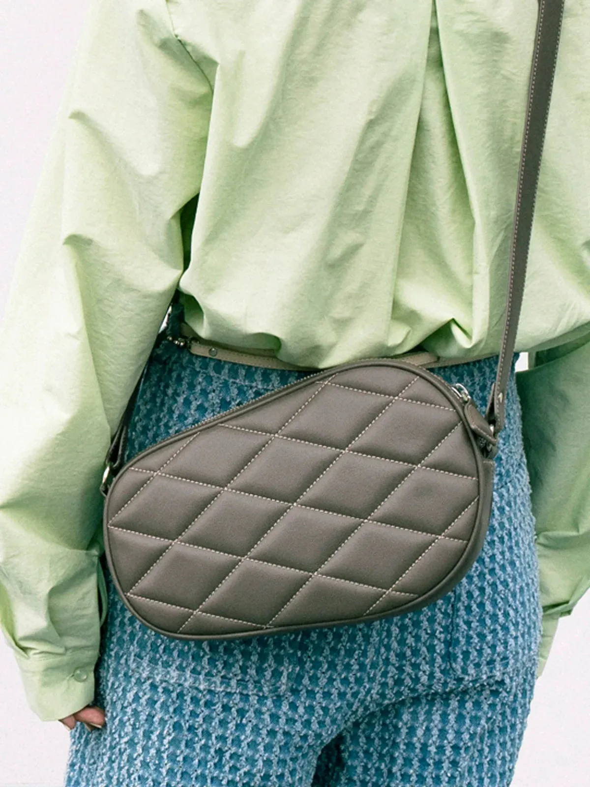 Nappa Quilted Crossbody Bag