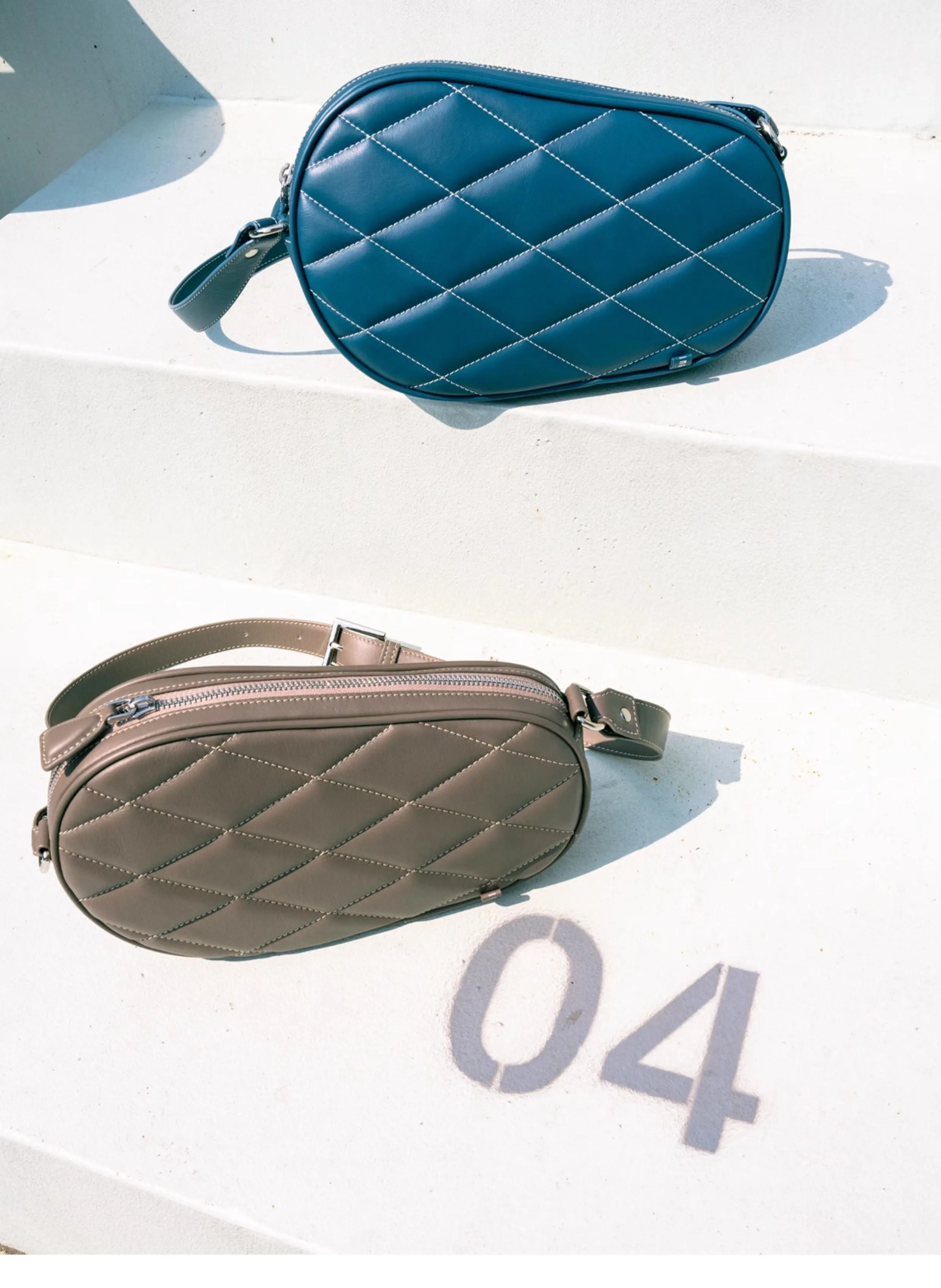 Nappa Quilted Crossbody Bag