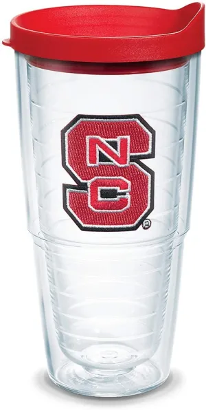 NC State 24 oz. Clear Tumbler