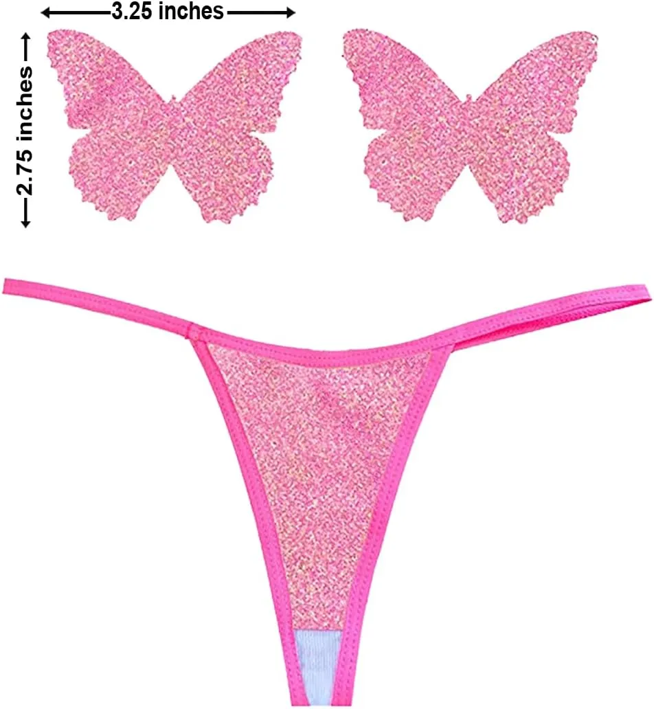 Neva Nude Naughty Knix G String with Matching Nipztix Pasties