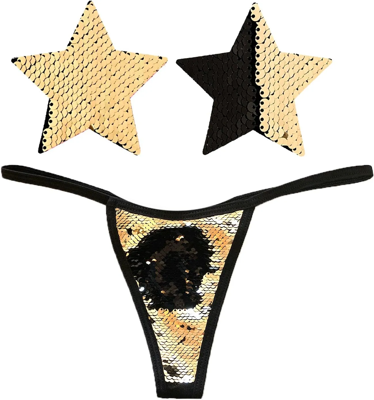 Neva Nude Naughty Knix G String with Matching Nipztix Pasties