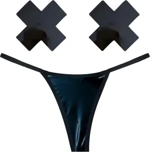 Neva Nude Naughty Knix G String with Matching Nipztix Pasties
