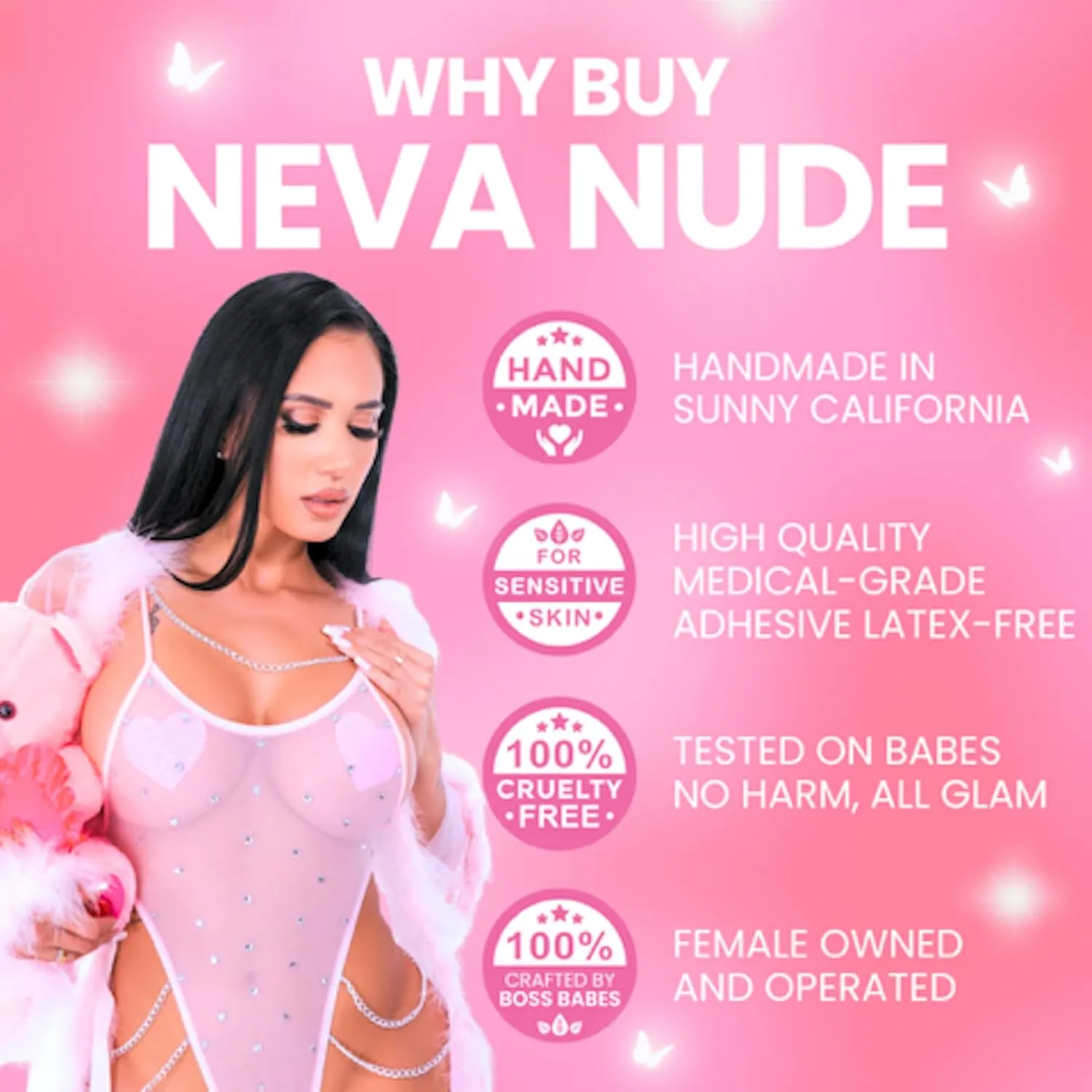 Neva Nude Naughty Knix G String with Matching Nipztix Pasties