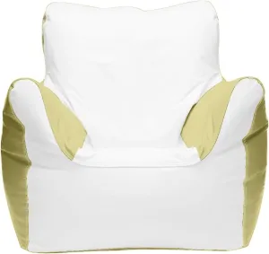 Ocean-Tamer Armchair Marine Boat-Bean Bag, White/Fighting Lady (Medium)