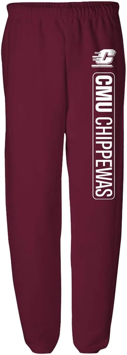 Official Collegiate NCAA Jogger Sweatpants Unisex for Men & Women School Color Collection