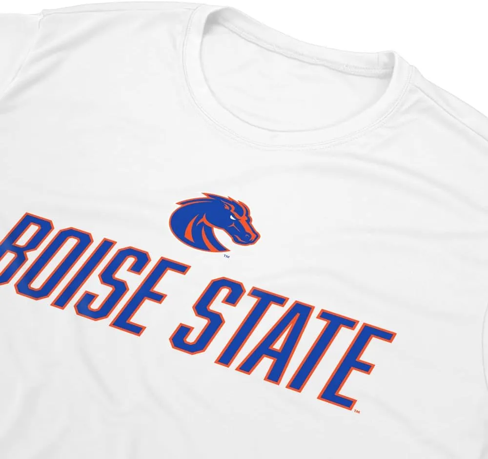 Official NCAA Collegiate Men's Sport Active T-Shirt Italic Name White Collection