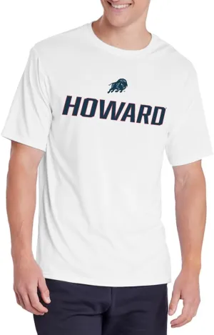 Official NCAA Collegiate Men's Sport Active T-Shirt Italic Name White Collection