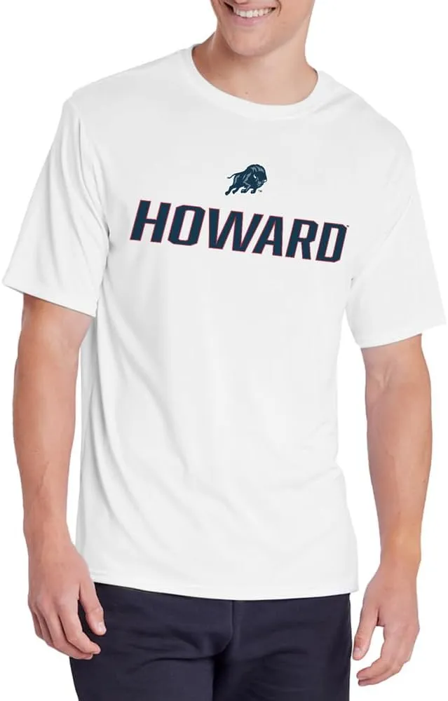 Official NCAA Collegiate Men's Sport Active T-Shirt Italic Name White Collection