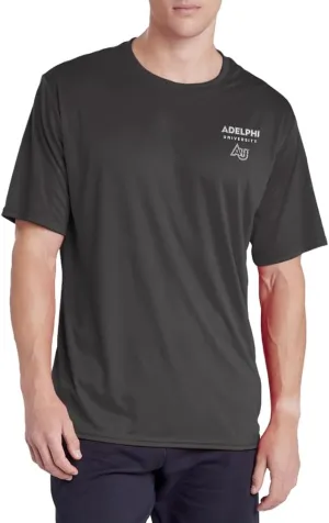 Official NCAA Collegiate Men's Sport Active T-Shirt Left Chest Logo Charcoal Collection