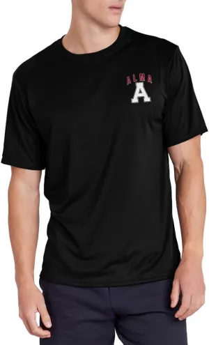 Official NCAA Collegiate Men's Sport Active T-Shirt Left Chest Logo Collection