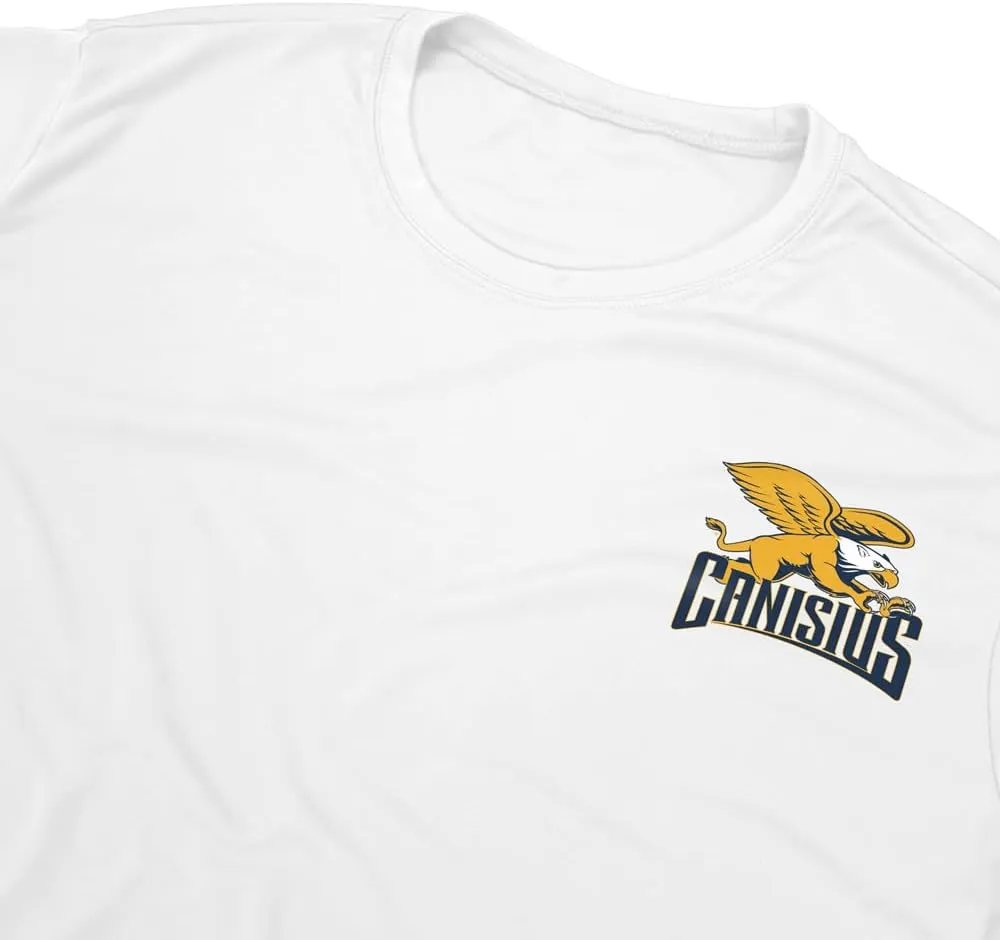 Official NCAA Collegiate Men's Sport Active T-Shirt Left Chest Logo White Collection