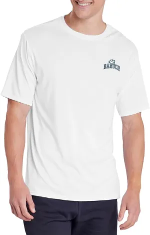 Official NCAA Collegiate Men's Sport Active T-Shirt Left Chest Logo White Collection