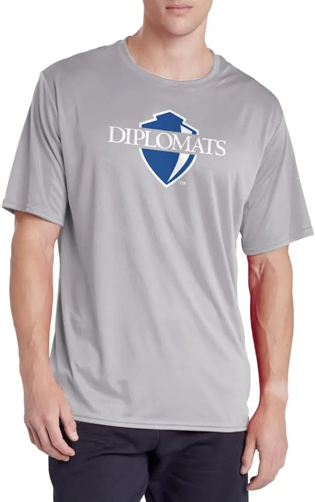 Official NCAA Collegiate Men's Sport Active T-Shirt Primary Logo Athletic Heather Collection