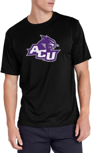 Official NCAA Collegiate Men's Sport Active T-Shirt Primary Logo Black Collection