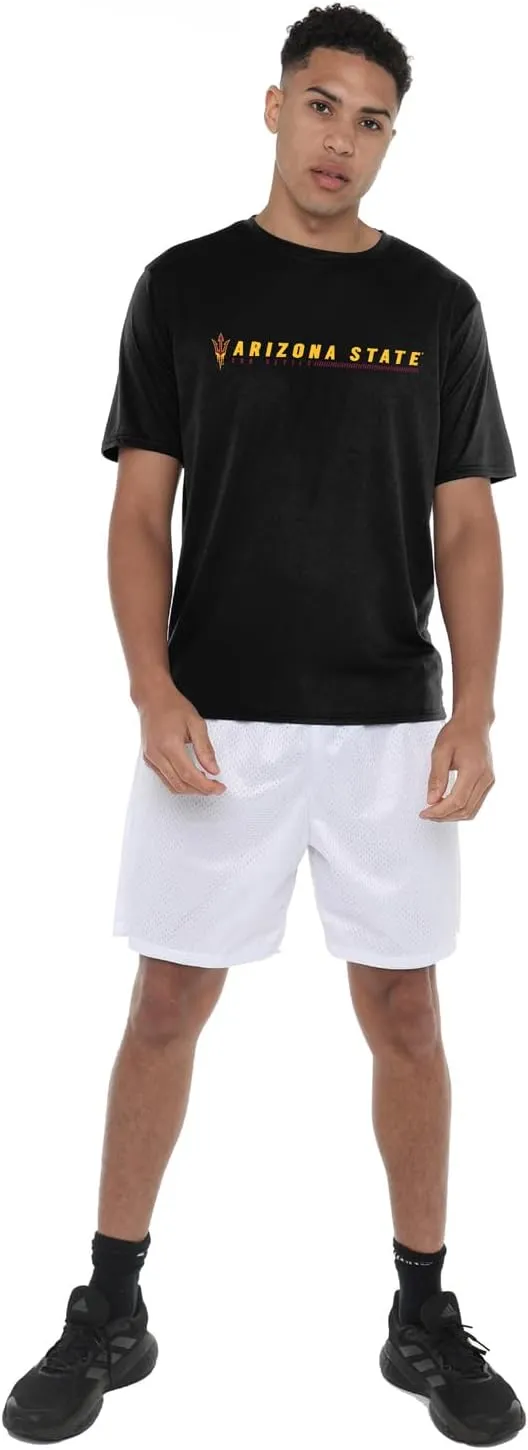 Official NCAA Men's Sport Active T-Shirt Basic Logo Collegiate Collection