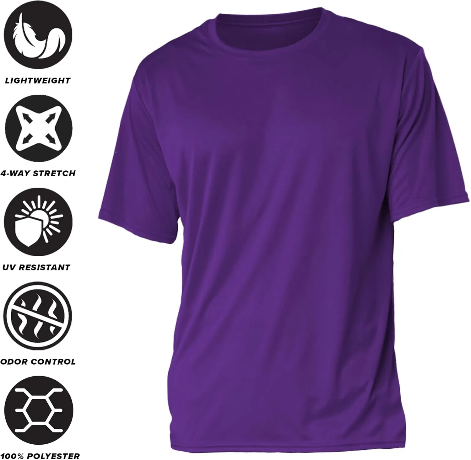Official NCAA Men's Sport Active T-Shirt Basic Logo Collegiate Collection