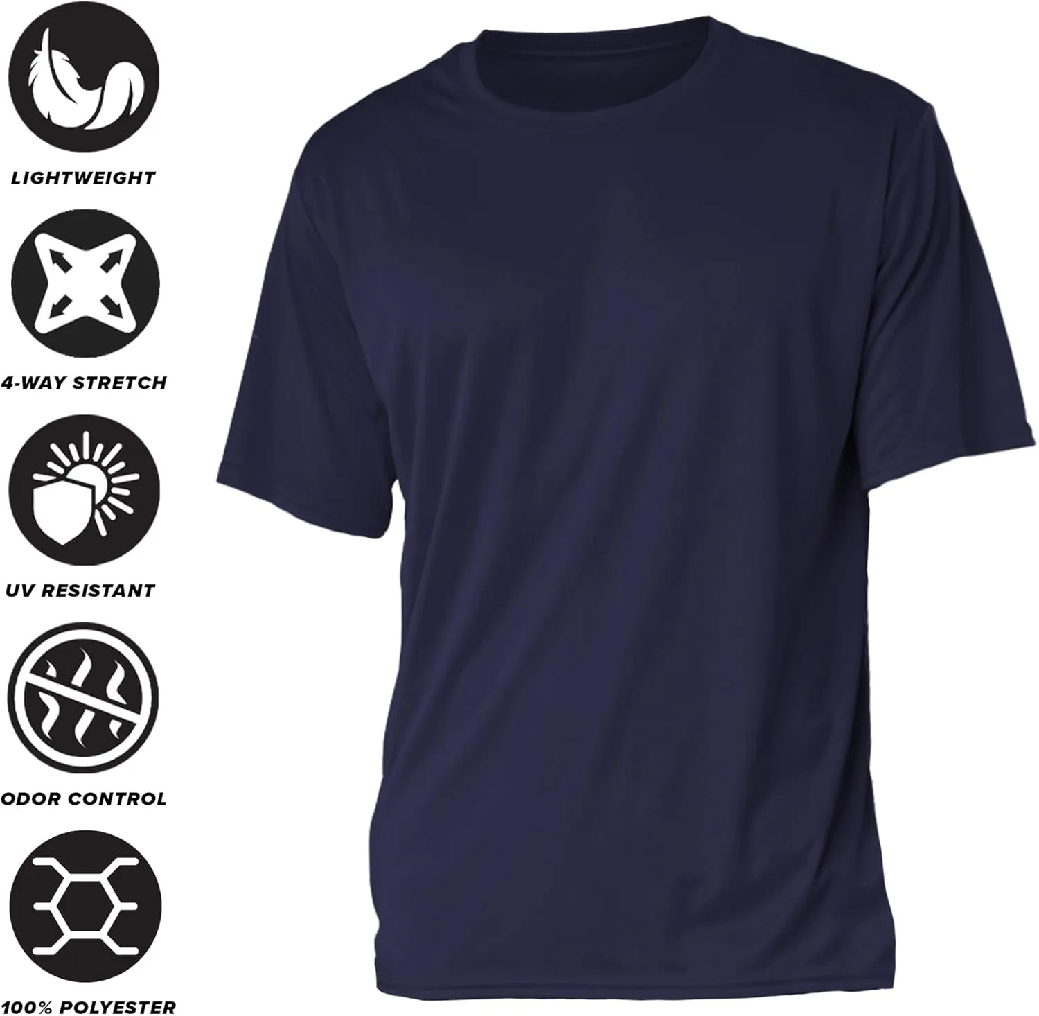 Official NCAA Men's Sport Active T-Shirt Basic Logo Collegiate Collection