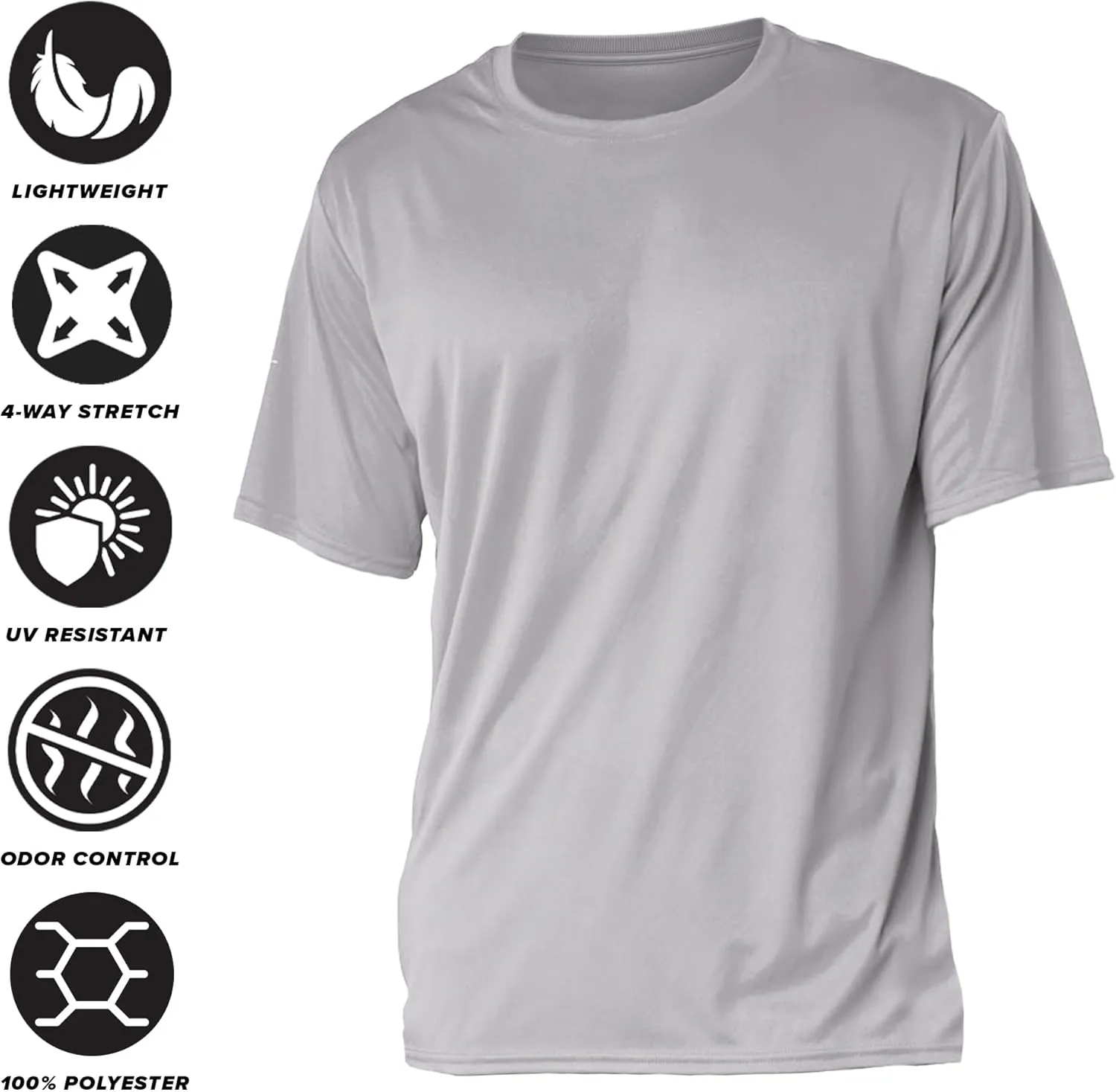 Official NCAA Men's Sport Active T-Shirt Collegiate Collection Sleek Athletic Heather