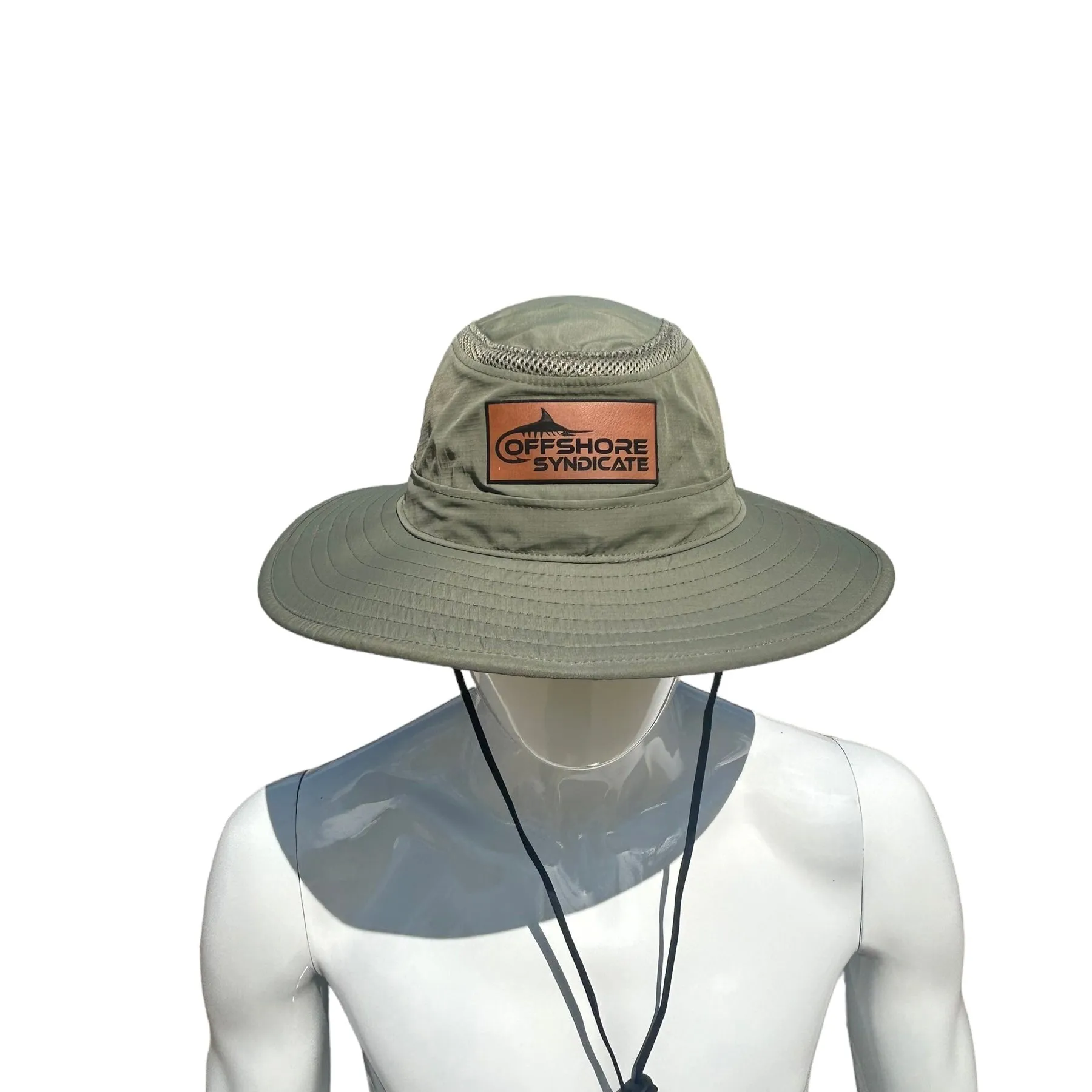 Olive green bucket hat