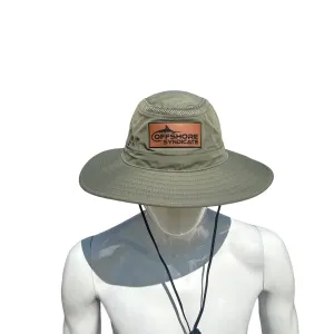 Olive green bucket hat