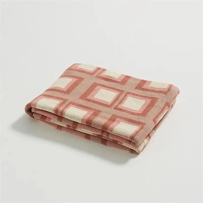 Opulent Plaid Throw Blanket