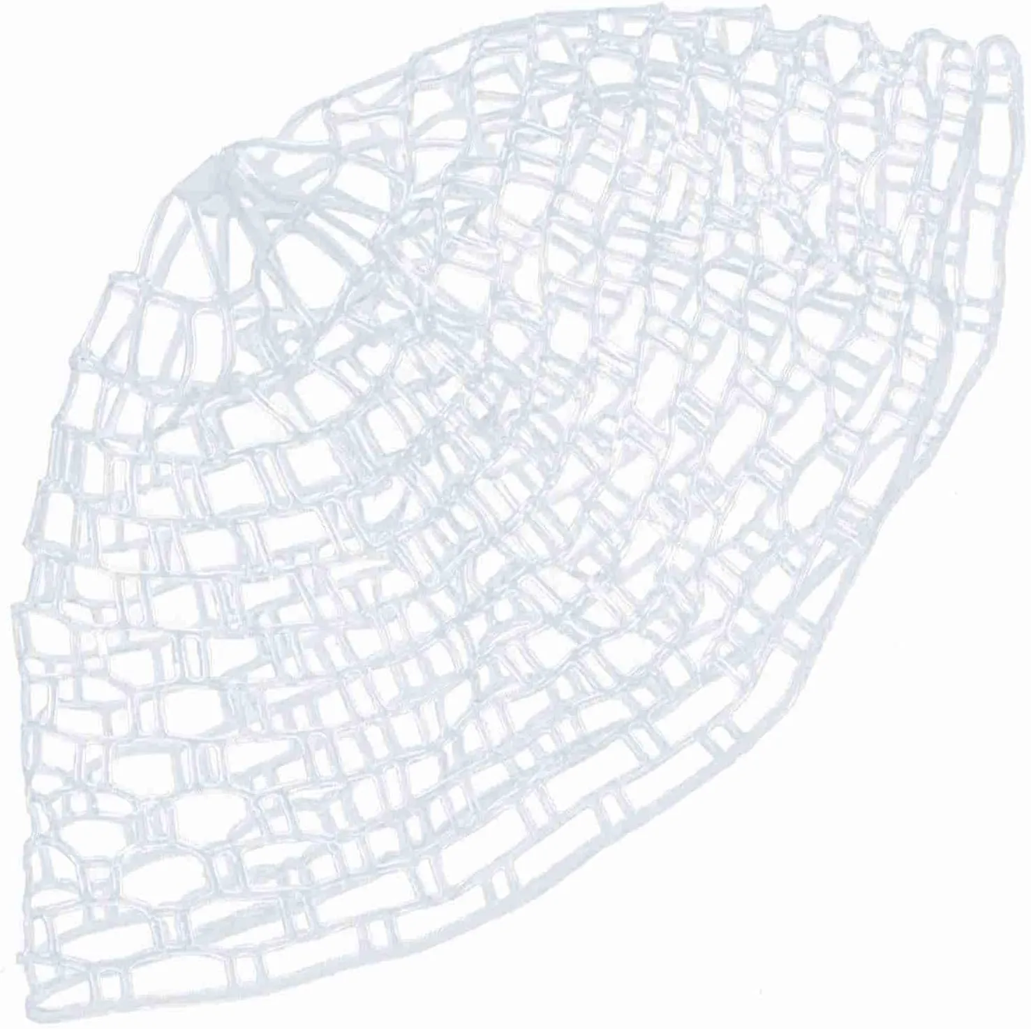Outdoor Fly Fishing Landing Net Clear Rubber Replacement Mesh Bag