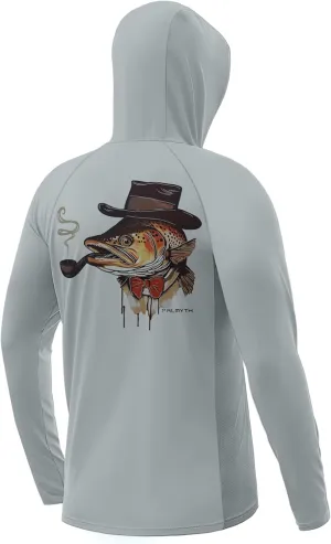 Palmyth Fishing Hoodie for Men Long Sleeve Sun Protection UV UPF 50  Shirts