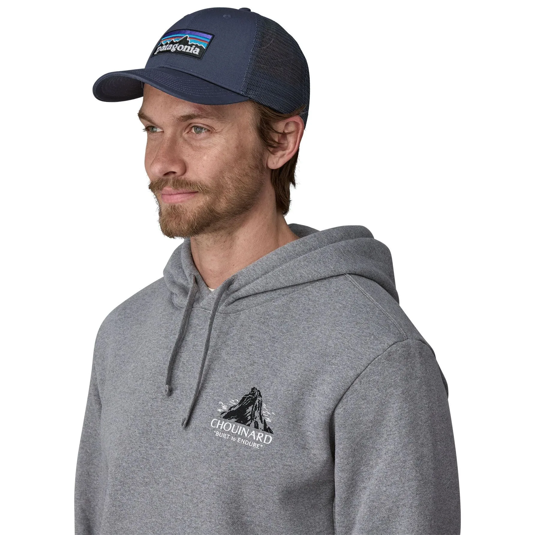 Patagonia P-6 Logo LoPro Trucker Hat New Navy